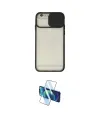 ieg™ iPhone 6 Plus Kılıf Vadi Çizgi - Siyah 3D Antistatik Seramik Nano Ekran Koruyucu