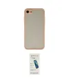 ieg™ iPhone 7 Kılıf Ahenk Çizgi Serisi - Şeffaf Pasifik Cam Ekran Koruyucu