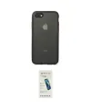 ieg™ iPhone 7 Kılıf Ahenk Çizgi Serisi - Şeffaf Pasifik Cam Ekran Koruyucu