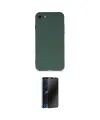 ieg™ iPhone 7 Kılıf Ahenk Serisi - Siyah 3D Antistatik Hayalet Cam Ekran Koruyucu