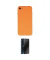 ieg™ iPhone 7 Kılıf Ahenk Serisi - Siyah 3D Antistatik Hayalet Cam Ekran Koruyucu