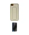 ieg™ iPhone 7 Kılıf Akış Doku - Siyah 3D Antistatik Hayalet Cam Ekran Koruyucu