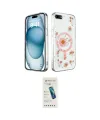 ieg™ iPhone 7 Kılıf Kozmos Doku - Şeffaf Pasifik Cam Ekran Koruyucu