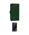 ieg™ iPhone 7 Kılıf Siluet Işık Serisi - Siyah 3D Antistatik Hayalet Cam Ekran Koruyucu