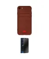 ieg™ iPhone 7 Kılıf Vadi Çizgi Prime - Siyah 3D Antistatik Hayalet Cam Ekran Koruyucu