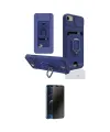 ieg™ iPhone 7 Kılıf Vadi Form Prime - Siyah 3D Antistatik Hayalet Cam Ekran Koruyucu