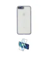 ieg™ iPhone 7 Plus Kılıf Ahenk Çizgi Serisi - Beyaz 3D Antistatik Seramik Nano Ekran Koruyucu