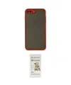 ieg™ iPhone 7 Plus Kılıf Ahenk Çizgi Serisi - Beyaz Mat Seramik Nano Ekran Koruyucu