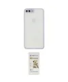ieg™ iPhone 7 Plus Kılıf Ahenk Çizgi Serisi - Beyaz Mat Seramik Nano Ekran Koruyucu