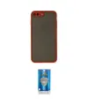 ieg™ iPhone 7 Plus Kılıf Ahenk Çizgi Serisi - Şeffaf Royal Nano Ekran Koruyucu