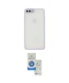ieg™ iPhone 7 Plus Kılıf Ahenk Çizgi Serisi - Şeffaf Royal Nano Ekran Koruyucu