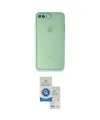 ieg™ iPhone 7 Plus Kılıf Ahenk Çizgi Serisi - Şeffaf Royal Nano Ekran Koruyucu