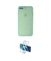ieg™ iPhone 7 Plus Kılıf Ahenk Çizgi Serisi - Siyah 3D Antistatik Cam Ekran Koruyucu