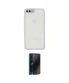 ieg™ iPhone 7 Plus Kılıf Ahenk Çizgi Serisi - Siyah 3D Antistatik Hayalet Cam Ekran Koruyucu