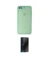ieg™ iPhone 7 Plus Kılıf Ahenk Çizgi Serisi - Siyah 3D Antistatik Hayalet Cam Ekran Koruyucu