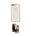 ieg™ iPhone 7 Plus Kılıf Ahenk Çizgi Serisi - Siyah 3D Antistatik Mat Seramik Nano Ekran Koruyucu