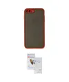 ieg™ iPhone 7 Plus Kılıf Ahenk Çizgi Serisi - Siyah Seramik Nano Ekran Koruyucu