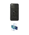 ieg™ iPhone 7 Plus Kılıf Ahenk Klasik - Beyaz 3D Antistatik Seramik Nano Ekran Koruyucu