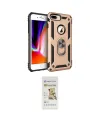 ieg™ iPhone 7 Plus Kılıf Ahenk Klasik Koleksiyonu - Beyaz Mat Seramik Nano Ekran Koruyucu