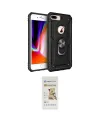 ieg™ iPhone 7 Plus Kılıf Ahenk Klasik Koleksiyonu - Beyaz Mat Seramik Nano Ekran Koruyucu