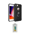 ieg™ iPhone 7 Plus Kılıf Ahenk Klasik Koleksiyonu - Beyaz Polymer Nano Ekran Koruyucu