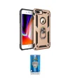 ieg™ iPhone 7 Plus Kılıf Ahenk Klasik Koleksiyonu - Şeffaf Royal Nano Ekran Koruyucu
