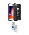 ieg™ iPhone 7 Plus Kılıf Ahenk Klasik Koleksiyonu - Şeffaf Royal Nano Ekran Koruyucu