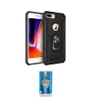 ieg™ iPhone 7 Plus Kılıf Ahenk Klasik Koleksiyonu - Şeffaf Royal Nano Ekran Koruyucu