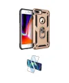 ieg™ iPhone 7 Plus Kılıf Ahenk Klasik Koleksiyonu - Siyah 3D Antistatik Cam Ekran Koruyucu