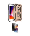 ieg™ iPhone 7 Plus Kılıf Ahenk Klasik Koleksiyonu - Siyah 3D Antistatik Mat Seramik Nano Ekran Koruyucu