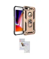 ieg™ iPhone 7 Plus Kılıf Ahenk Klasik Koleksiyonu - Siyah Seramik Nano Ekran Koruyucu