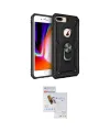 ieg™ iPhone 7 Plus Kılıf Ahenk Klasik Koleksiyonu - Siyah Seramik Nano Ekran Koruyucu