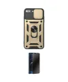 ieg™ iPhone 7 Plus Kılıf Ahenk Klasik - Siyah 3D Antistatik Hayalet Cam Ekran Koruyucu