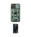 ieg™ iPhone 7 Plus Kılıf Ahenk Klasik - Siyah 3D Antistatik Hayalet Cam Ekran Koruyucu