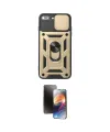 ieg™ iPhone 7 Plus Kılıf Ahenk Klasik - Siyah 3D Antistatik Mat Seramik Nano Ekran Koruyucu