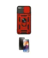 ieg™ iPhone 7 Plus Kılıf Ahenk Klasik - Siyah 3D Antistatik Mat Seramik Nano Ekran Koruyucu