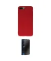 ieg™ iPhone 7 Plus Kılıf Ahenk Serisi - Siyah 3D Antistatik Hayalet Cam Ekran Koruyucu