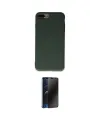 ieg™ iPhone 7 Plus Kılıf Ahenk Serisi - Siyah 3D Antistatik Hayalet Cam Ekran Koruyucu
