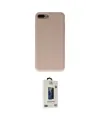 ieg™ iPhone 7 Plus Kılıf Ahenk Serisi - Siyah Bilvis Hayalet Cam Ekran Koruyucu