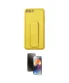 ieg™ iPhone 7 Plus Kılıf Akış Doku - Siyah 3D Antistatik Mat Seramik Nano Ekran Koruyucu
