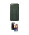 ieg™ iPhone 7 Plus Kılıf Akış Doku - Siyah 3D Antistatik Mat Seramik Nano Ekran Koruyucu