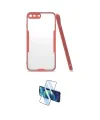 ieg™ iPhone 7 Plus Kılıf Atlas Asil Serisi - Siyah 3D Antistatik Seramik Nano Ekran Koruyucu