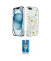 ieg™ iPhone 7 Plus Kılıf Kozmos Doku - Şeffaf Royal Nano Ekran Koruyucu