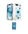 ieg™ iPhone 7 Plus Kılıf Kozmos Doku - Şeffaf Royal Nano Ekran Koruyucu