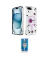 ieg™ iPhone 7 Plus Kılıf Kozmos Doku - Şeffaf Royal Nano Ekran Koruyucu