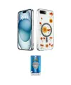 ieg™ iPhone 7 Plus Kılıf Kozmos Doku - Şeffaf Royal Nano Ekran Koruyucu