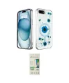 ieg™ iPhone 7 Plus Kılıf Kozmos Doku - Siyah 20D Premium Cam Ekran Koruyucu
