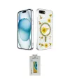 ieg™ iPhone 7 Plus Kılıf Kozmos Doku - Siyah Polymer Nano Ekran Koruyucu
