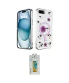 ieg™ iPhone 7 Plus Kılıf Kozmos Doku - Siyah Polymer Nano Ekran Koruyucu