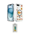 ieg™ iPhone 7 Plus Kılıf Kozmos Doku - Siyah Polymer Nano Ekran Koruyucu
